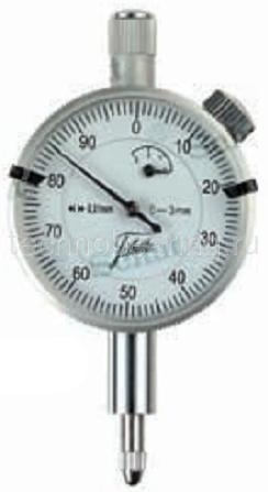 Часовой миниатюрный индикатор 0 - 10 мм, 0.01 мм Filetta
