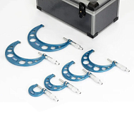 Набор  из 6 гладких микрометров 0-150мм/0,01мм, 4111-8215 Dasqua