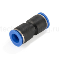 Фитинг цанговый прямой, 8 мм, пластик, тип PUC, TLP-PUC8 TITAN LOCK