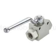 Гидравлический шаровой кран, 1/4", типа ВР-ВР, с креп. отв., сталь TLHYDV1/4F TITAN LOCK