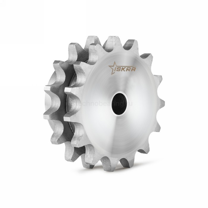 Звездочка со ступицей под расточку для цепи 16B-2, z=15, 1"x17,02 mm PD12015 ISKRA