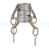 Камлок алюминиевый тип DD (переходник розетка 3" х розетка 3"), TL300DDAL TITAN LOCK