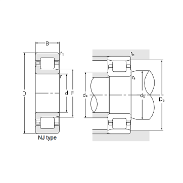 Подшипник NJ205EM ZWZ