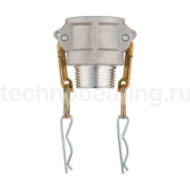 Камлок алюминиевый тип B серия "EcoLine" розетка, наруж. резьба BSP 2 1/2", TL250BAL-EL TITAN LOCK