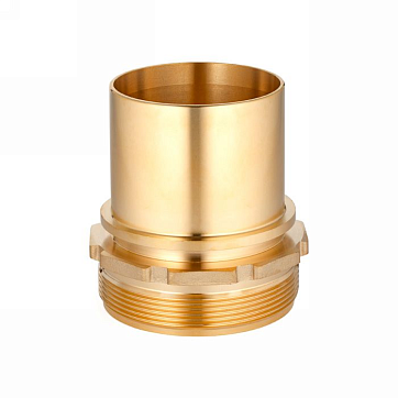 Штуцер с наруж. резьб. под рукав, глад.хвост., латунь, DN50 (2"), TLSM50BR-SE TITAN LOCK