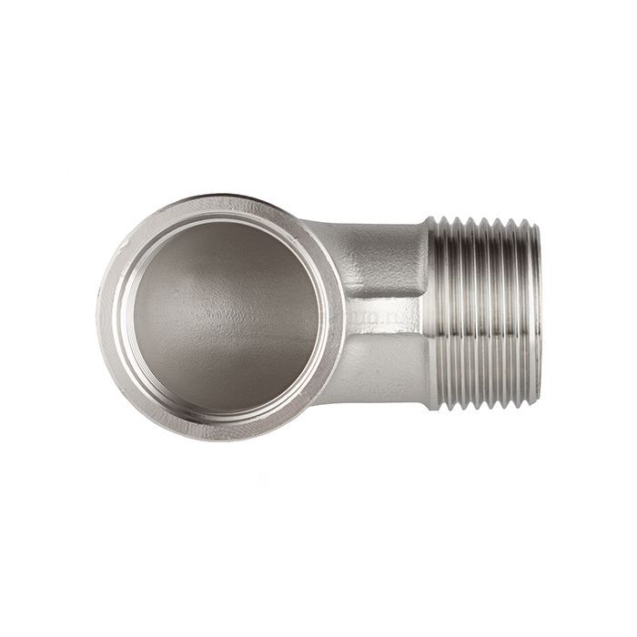 Отвод 90° нержавеющий (уголок) НР/ВР, 1/2" AISI304 TL050ELMF TITAN LOCK 