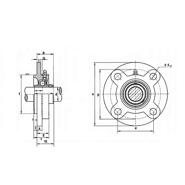 Подшипниковый узел UCFC213 FKD