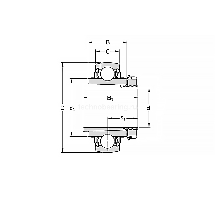 Подшипник YSA211-2FK SKF — детальное фото 1