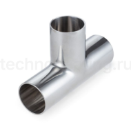Тройник приварной DN 100, нерж. сталь 316, TLTE100SS TITAN LOCK