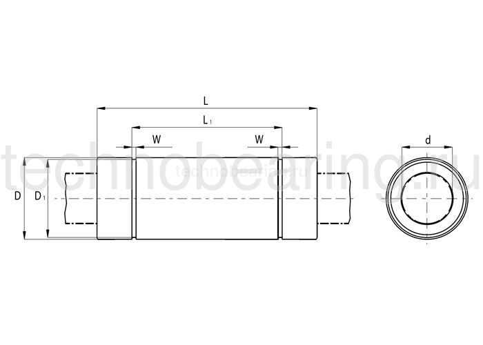 Подшипник KBL30123PP NBS