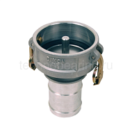 Муфта для клапана отвода паров ПВС 4”x3” (хвостовик под рукав) 4030-CVR-AL DIXON