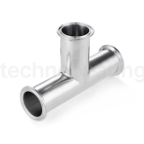 Тройник Clamp DN 80, нерж. сталь 316, TLTE80CLSS TITAN LOCK