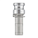 Камлок алюминиевый тип E серия "EcoLine", ниппель с хвостовиком 2 1/2", TL250EAL-EL TITAN LOCK