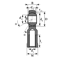 Шарнирный наконечник TSF12 ISB