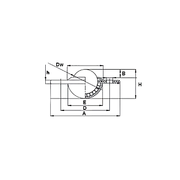 Шариковая опора CY22BCS/CS ISKRA