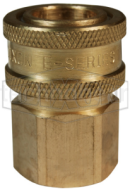 1/2in БРС серия E, розетка, резьба NPT (латунь) 4EF4-B DIXON