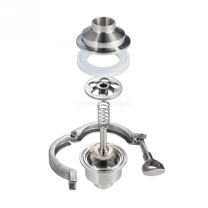 Обратный клапан нержавеющий (AISI304) DN80, типа сварка-сварка TLCV080WDS TITAN LOCK