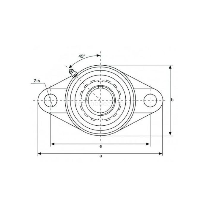 Подшипниковый узел UKFL205 TECHNIX