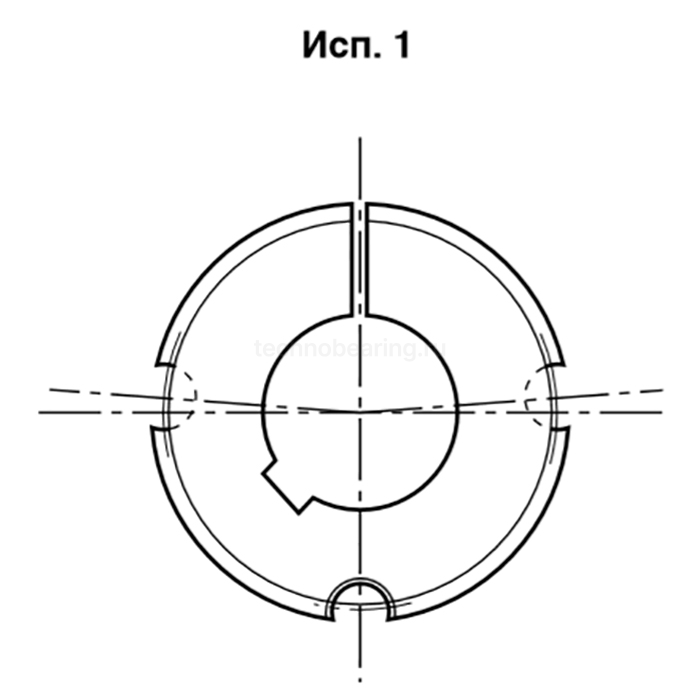 Втулка тапербуш 1610-12 мм ISKRA