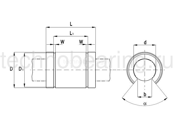 Подшипник KBO1636PPAS NBS
