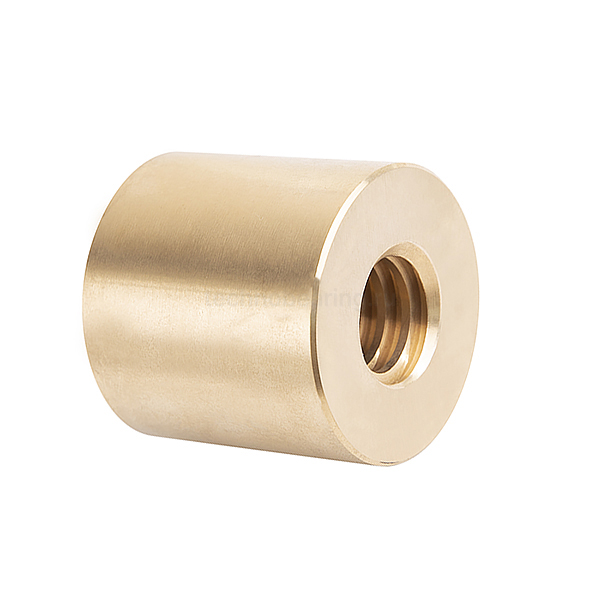 Гайка трапецеидальная (бронза) d=20 мм, шаг резьбы 4 мм (лев. резьба), LRM 20-4-G TECHNIX