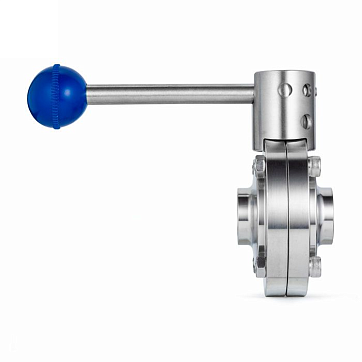 Затвор дисковый нержавеющий (AISI316) DN25, типа сварка-сварка TLSD025WDSS TITAN LOCK