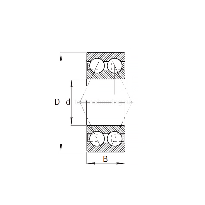 Подшипник 7308 BEGAM SKF