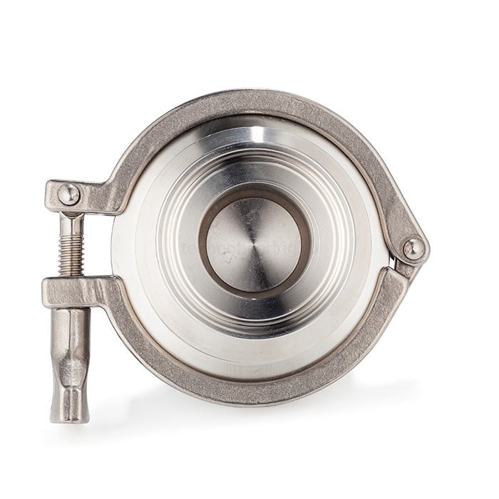 Обратный клапан нержавеющий (AISI304) DN100, типа clamp-clamp TLCV100CLS TITAN LOCK — детальное фото 5
