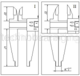 Штангенциркуль цифровой двусторонний цеховой для внутренних измерений Absolute 0.01 мм, 0 - 300 мм 906.686 Filetta
