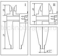 Штангенциркуль цифровой двусторонний цеховой для внутренних измерений Absolute 0.01 мм, 0 - 300 мм 906.687 Filetta