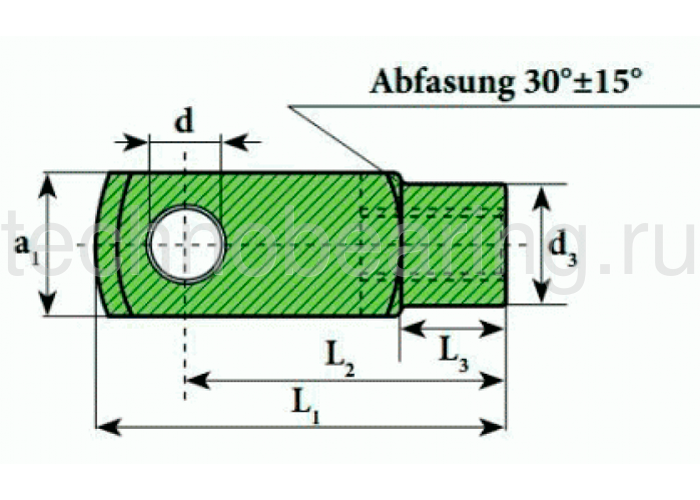 Вилка 16X32FG DIN71752 FK 