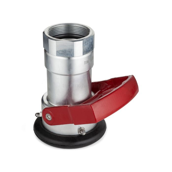 Соединение ZEVS ("сухой" разъем) розетка, 4in, BSP, материал алюм. TLDDC400-AL TITAN LOCK