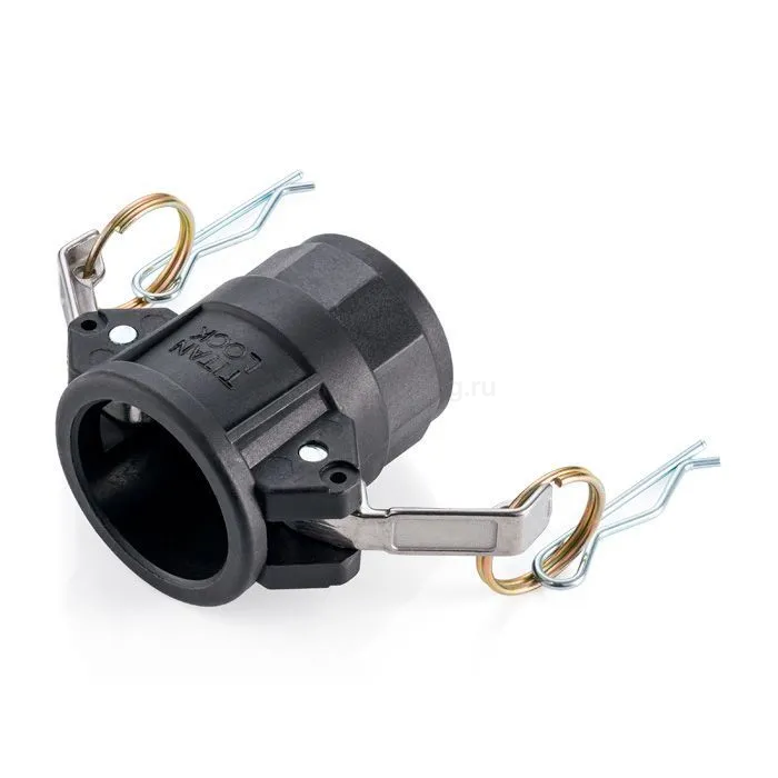 Камлок полипропиленовый тип D розетка, внутр. резьба BSP 1 1/2", TL150DPP TITAN LOCK