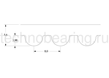 Ремень зубчатый PHG 1120-8M-30 SKF