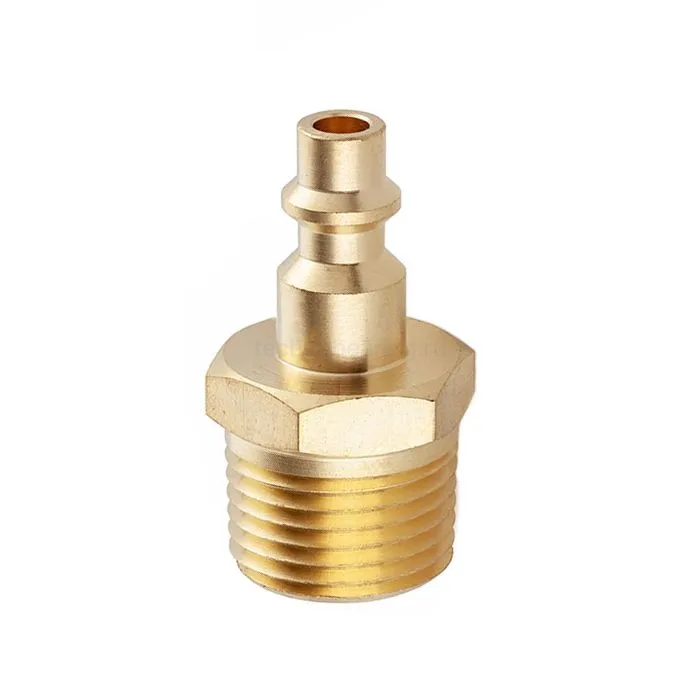 БРС серия D, ISO 6150 B, ниппель, нар.резьба, латунь, 3/8in TL3DMS-B TITAN LOCK