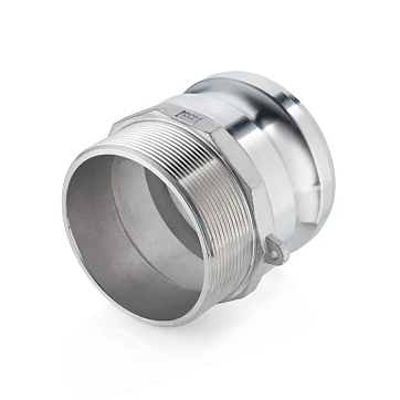 Камлок нержавеющий тип F ниппель, наруж. резьба BSP 5", AISI304, TL500FSS TITAN LOCK