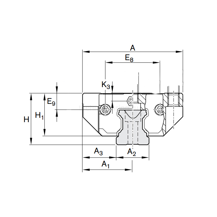 Каретка R1651-214-20 Bosch Rexroth