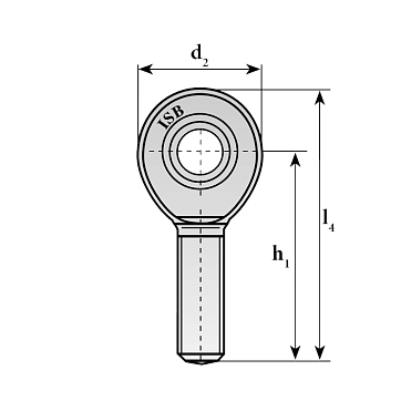 Шарнирный наконечник TSML8CSS ISB