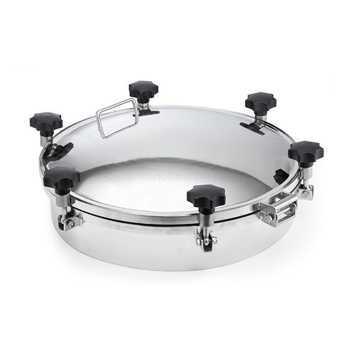 Люк круглый под давление нержавеющий DN800, пласт.ручки, TLTK800SHP TITAN LOCK