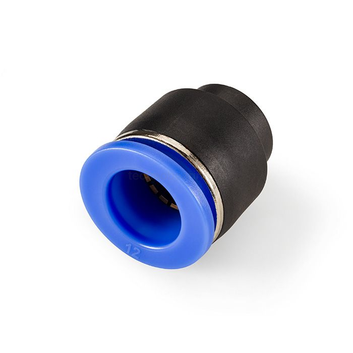 Фитинг-заглушка цанговая пневматическая, 10 мм, пластик, тип PPF, TLP-PPF10 TITAN LOCK