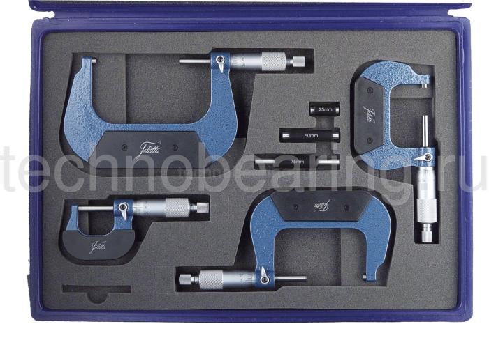 Набор гладких микрометров 150 - 300/0,01 мм Filetta