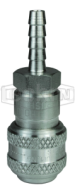 1/4in БРС серия F, розетка, хвостовик под шланг (нерж. 304) 2DS2-S DIXON