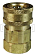 1/2in БРС серия V, розетка, резьба NPT (латунь) 4VF4-B DIXON