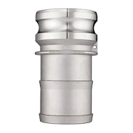 Камлок нержавеющий тип E, ниппель с хвостовиком 3", AISI304, TL300ESS TITAN LOCK