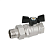 Кран шаровый с американкой полнопроходной, НР-ВР, 3/8 нерж. 304, TLBVAF3/8 TITAN LOCK