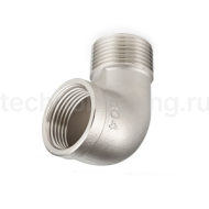 Отвод 90° нержавеющий (уголок) НР/ВР, 1" AISI304 TL100ELMF TITAN LOCK