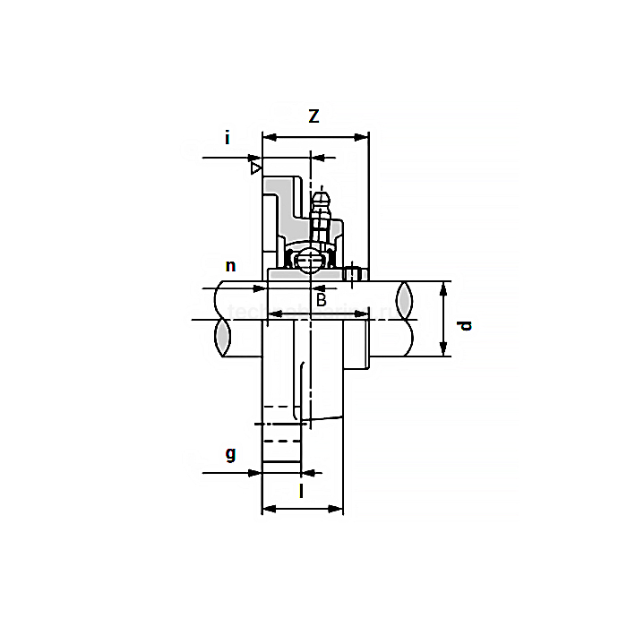 Подшипниковый узел UCF215 ISKRA