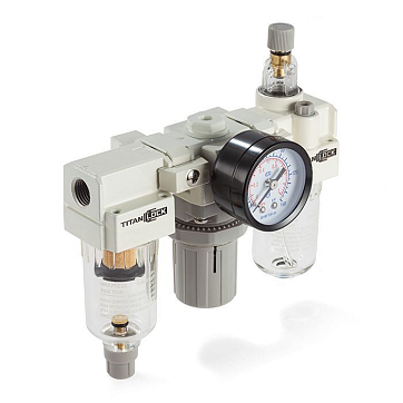 Блок подготовки воздуха AC 3000-02/03, 1/4"-3/8" 2000 л/мин, TLP-AC3000-02/03 TITAN LOCK