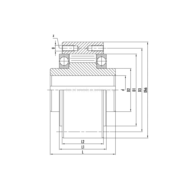 Обгонная муфта GL130 (GFR130) ISKRA