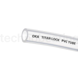 Прозрачная безнапорная ПВХ трубка "OKA", внутр.д. 8 мм., TL008OK TITAN LOCK